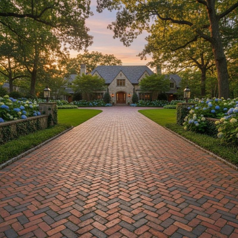 Brick Driveway Installation